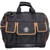 Tradesman Pro Wide-Open Tool Bag, Ballistic Nylon, 42 Pockets, Black Dufferin Supply