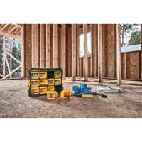 Flip-Bin Organizer, 3-7/8" W x 17-3/4" D x 13-7/8" H, Black/Yellow Dufferin Supply