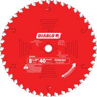 Lames de scie pour entrepreneur - Lames de scie finition, 8-1/4", 40 dents, Pour Bois Dufferin Supply