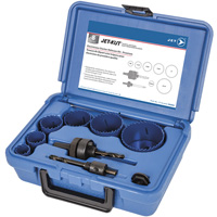 Premium Electrician's Holesaw Kit, 8 Pieces Dufferin Supply