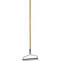 Bow Rake, Wood Handle, 51" L, 14" Blade, 14 Tines Dufferin Supply