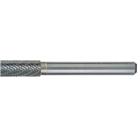 Solid Carbide Burrs - Cylinder Shape with End Cut, SB-43, 1/8" Dia., 1/8" Shank, 9/16" Depth of Cut Dufferin Supply