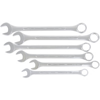 Fully Polished Long Pattern Combination Wrench Set, Combination, 6 Pieces, Imperial Dufferin Supply