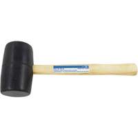 Rubber Mallet, 32 oz., Wood Handle, 13-1/2" L TGW232 | Dufferin Supply