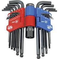 JBHK-22SM Ball Nose Hex Key Set, 22 Pcs., Metric & Imperial Dufferin Supply