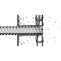 Rotary Rebar Cutters, 3/8", SDS-Plus Shank, Carbide Dufferin Supply
