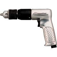 Air Drill, 4 CFM, 1/4" NPTF, 94 dBA, 1/2" Chuck, Keyed Dufferin Supply
