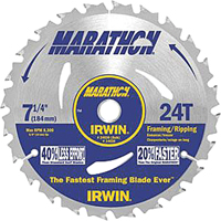 Lames de scie pour entrepreneur - Lames de scie Marathon, 7-1/4", 24 dents Dufferin Supply