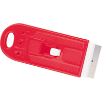 Retractable Razor Scrapers, High-Carbon Steel Blade, 1-1/2" Wide, Plastic Handle Dufferin Supply
