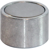 Aimants cylindriques, dia. 5/8", Force de 4,35 lb Dufferin Supply