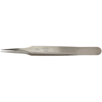 Tweezers - Pointed Tip, Straight Relieved Dufferin Supply