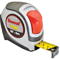KTXP Series Measuring Tapes, 1" x 26'/8 m, 1/16" Graduations Dufferin Supply