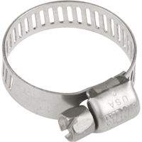 Hose Clamps - Stainless Steel Band & Screw, Min Dia. 0.316, Max Dia. 7/8" Dufferin Supply