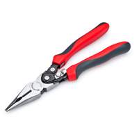 Pro Series Dual Material Long Nose Compound Action Cutting Pliers, 9" L Dufferin Supply