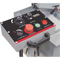 Scies &agrave; ruban &agrave; pivot &agrave; vitesse variable pour le m&eacute;tal, Horizontal, Capacit&eacute; de coupe Rond 10" et rectangulaire 10" x 18" Dufferin Supply