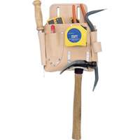 Poche pour outils de travail des cloisons s&egrave;ches, Porte-outil, Cuir, 7 Poches Dufferin Supply