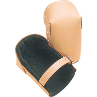 Hard Shell Knee Pads, Buckle Style, Leather Caps, Foam Pads TN240 | Dufferin Supply