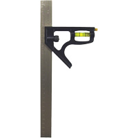 Inch/Metric Combination Square, 12" L, 1/8"/1/16"/1/32"/1 mm Graduations, Stainless Steel, Plain Dufferin Supply