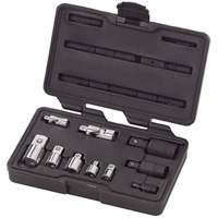 10-Piece 1/4", 3/8" & 1/2" Drive Universal Joint and Adapter Set Dufferin Supply