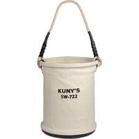 Heavy-Duty Buckets, 11" L x 11" W x 16" H, Canvas, Beige Dufferin Supply
