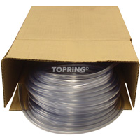 Tubing, Air/Water, 0.625" OD x 100' L, PVC, Clear, 30 PSI @ 20°C Dufferin Supply