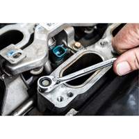 72-Tooth 12 Point Reversible Ratcheting SAE Wrench Set, Combination, 13 Pieces, Imperial Dufferin Supply