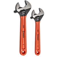 Black Oxide Wrench Set with Cushion Grips, Adjustable, 2 Pieces, Imperial and Metric Dufferin Supply