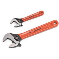 Black Oxide Wrench Set with Cushion Grips, Adjustable, 2 Pieces, Imperial and Metric Dufferin Supply