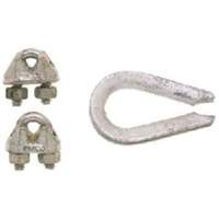 Wire Rope Clips with Thimble Set Dufferin Supply