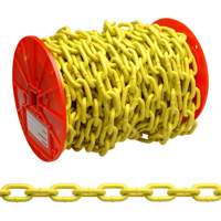 Proof Coil Chain, Low Carbon Steel, 1/4" x 60' (18.3 m) L, Grade 30, 1300 lbs. (0.65 tons) Load Capacity Dufferin Supply
