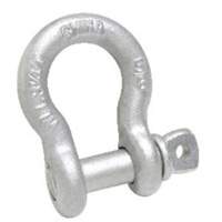 Anchor Shackle, 3/16", Screw Pin, Hot Dip Galvanized Dufferin Supply