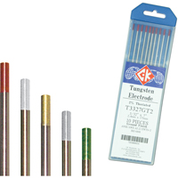 &eacute;lectrodes de tungst&egrave;ne, 0,020" dia. x 7" lo Dufferin Supply