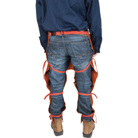 Leather Split Leg Apron & Chaps, 40" L, Lava Brown Dufferin Supply