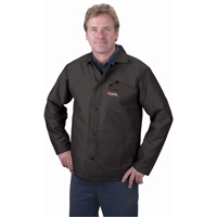 Flame Retardant Jacket, Cotton, 2X-Large, Black TTV002 | Dufferin Supply
