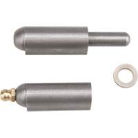 Weld-On Hinge, 0.512" Dia. x 3.15" L, Mild Steel w/Fixed Steel Pin Dufferin Supply