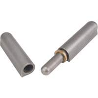 Weld-On Hinge, 0.906" Dia. x 7.874" L, Mild Steel w/Fixed Steel Pin TTV444 | Dufferin Supply