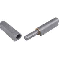 Weld-On Hinge, 1.102" Dia. x 10.236" L, Mild Steel w/Fixed Steel Pin TTV445 | Dufferin Supply