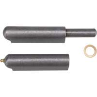 Weld-On Hinge, 1.102" Dia. x 10.236" L, Mild Steel w/Fixed Steel Pin TTV446 | Dufferin Supply