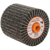 Tambours de finition Two-In-One, 4-1/4" dia. x 4" la, 5/8"-11 Arbre, Grain 80 Dufferin Supply