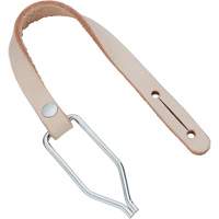 Handline with Thong Clip, Leather, Beige Dufferin Supply