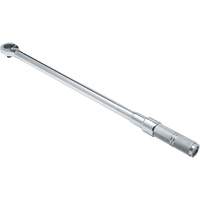 Ratcheting Head Micrometer Torque Wrench, Click, 1/2" Square Drive, 50 - 250 lbf. Ft Dufferin Supply
