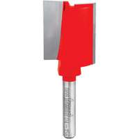 Fraise - foret droit &agrave; double cannelure, 1" dia, 3/4" ha, 2-9/16" lo, 1/4" Manche Dufferin Supply