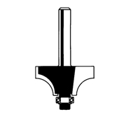 Fraise &agrave; baguette, 5/8" dia., 1/4" tige Dufferin Supply