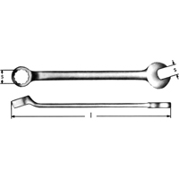 Cl&eacute;s mixtes, 3/8", Longueur de 6-5/16" Dufferin Supply