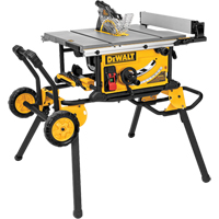 Jobsite Table Saw With Rolling Stand, 15 A, 4800 RPM Dufferin Supply