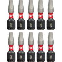 Shockwave Impact Insert Bits, Square, #2, 1/4" Drive Dufferin Supply