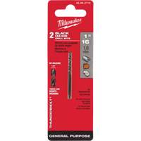 Thunderbolt&reg; Jobber Drill Bit, High Speed Steel, 1/16", 1-7/8" L, 7/8" Flute, 135° Point Angle Dufferin Supply