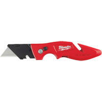 Fastback Flip Utility Knife, 2" Blade, Carbon Steel Blade, Metal Handle Dufferin Supply