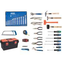 Deluxe Tool Set with Plastic Tool Box, 56 Pieces TYP012 | Dufferin Supply