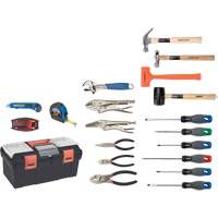 Essential Tool Set with Plastic Tool Box, 28 Pieces TYP013 | Dufferin Supply